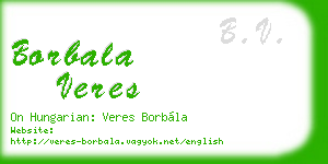 borbala veres business card