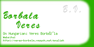 borbala veres business card